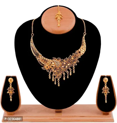 Alluring Earrings And Necklace Set for Women-thumb0