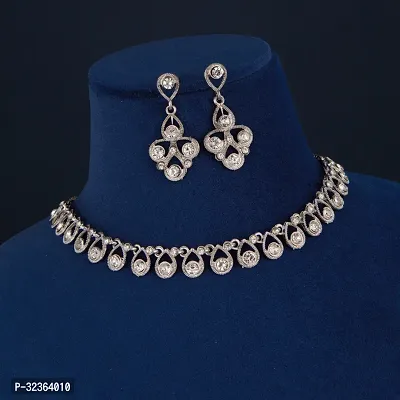 Alluring Earrings And Necklace Set for Women-thumb2