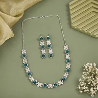 Alluring Earrings And Necklace Set for Women-thumb2