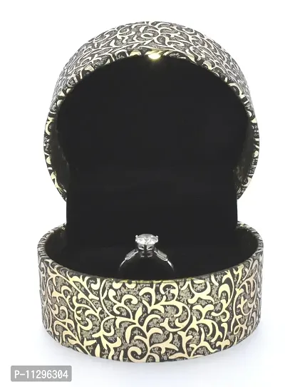 DET Collection Jewellery Box with LED Light for Ring, Tops Or Pendant (3.0x3.0) (Gold (Ring) M)-thumb2