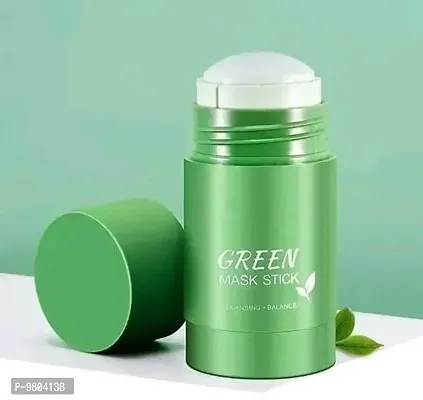 Green Tea Mud Mask Deep Cleaning Oil Control Moisturizing Hydrating Skin Rotating Cream Mask Stick Mud Clay Mask