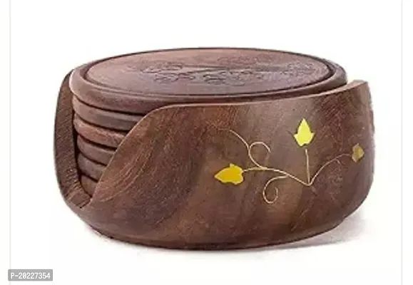 Best Qulaity Wood Tea Coaster for Home Showpiece