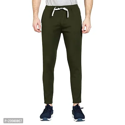 Stylish Multicoloured Cotton Blend Solid Regular Track Pants For Men Combo Of 2-thumb3