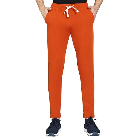 Stylish Blend Solid Track Pant For Men