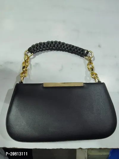 Stylish Black Foam Leather Handbags For Women