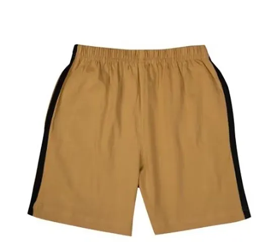 Solid Cotton Shorts for Boys