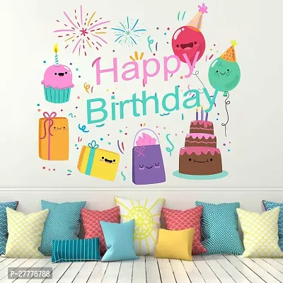 Designer Vinyl Birthday Wall Stickers-thumb0