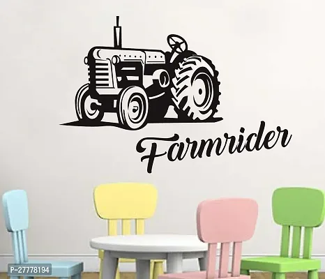 Designer Vinyl Tractor Wall Stickers-thumb0