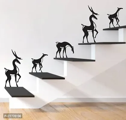 Designer Vinyl Deer Wall Stickers-thumb0