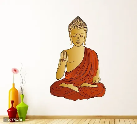 Designer Vinyl Budha Wall Stickers-thumb0