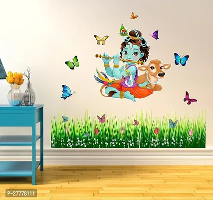 Designer Vinyl Krishna Wall Stickers-thumb0