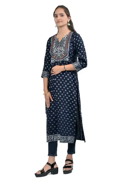 MAUKA - Straight Rayon Women's Stitched Salwar Suit ( Pack of 1 )