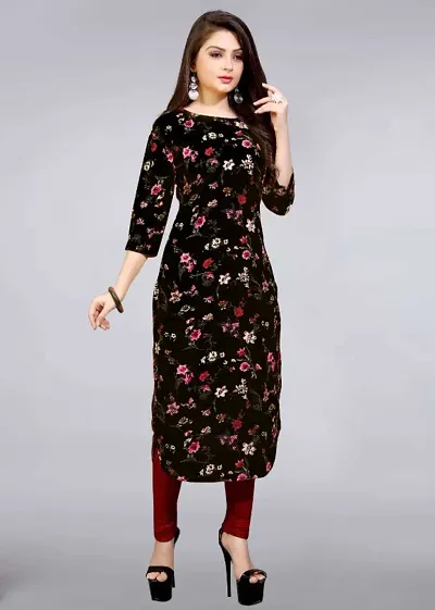 Crepe Printed Kurtis