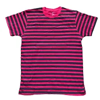 PEPP N HAGG 100% Cotton Biowash Boys All Over Striped Printed Set | Trendy | Stylish | Fashion| Good Quality (10-11 Years, RED)-thumb1