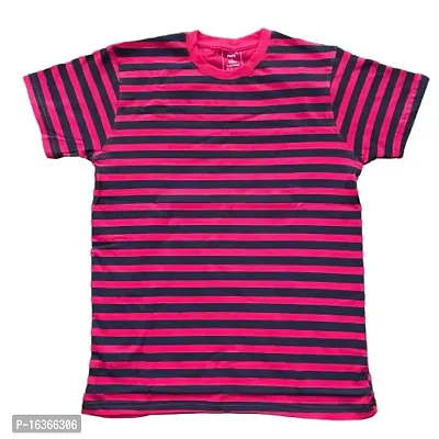 PEPP N HAGG 100% Cotton Biowash Boys All Over Striped Printed Set | Trendy | Stylish | Fashion| Good Quality (10-11 Years, RED)-thumb2