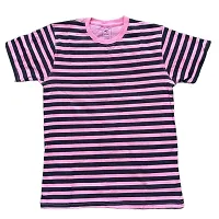 PEPP N HAGG 100% Cotton Biowash Boys All Over Striped Printed Set | Trendy | Stylish | Fashion| Good Quality (4-5 Years, PINK)-thumb1