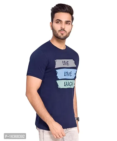 PEPP N HAGG Men's 100% Cotton Biowash Photo Print Round Neck Half Sleeve T-Shirts | Trendy | Stylish-thumb3