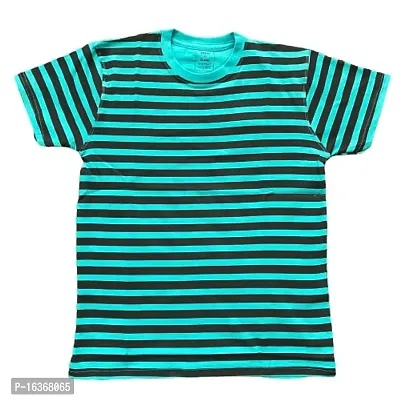 PEPP N HAGG 100% Cotton Biowash Boys All Over Striped Printed Set | Trendy | Stylish | Fashion| Good Quality (12-13 Years, GREEN)-thumb2