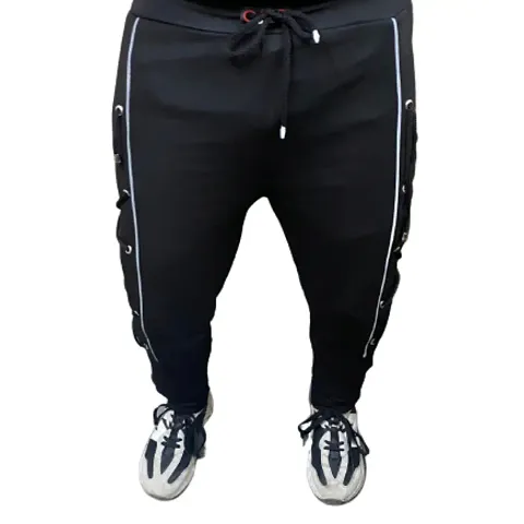 Hot Selling Cotton Blend Regular Track Pants For Men 