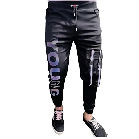 Wild Magic Trendy Men's Joggers Lounge Pants for Men Comfortable Running Gear Urban Streetwear Trousers