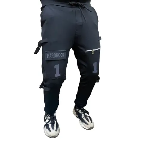 Hot Selling Cotton Blend Regular Track Pants For Men 