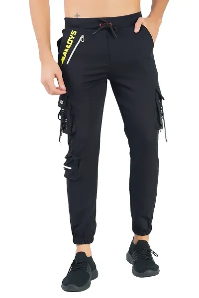 Raysx Stylish Mens Cargo Pants with Multiple Pockets for Everyday and Sports Wear