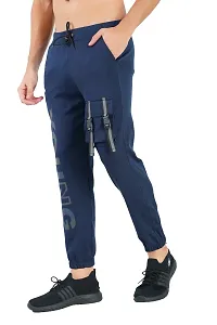 Stylish Cotton Blend Solid Track Pant for Women-thumb1