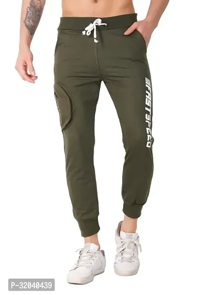 Stylish Cotton Blend Jogger Track Pant for Men-thumb0