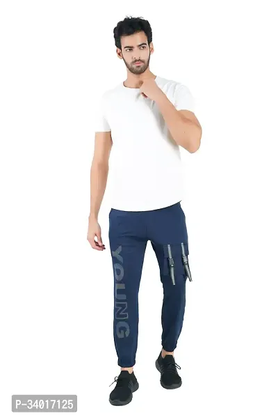 Trendy Comfortable Cotton Regular Track Pant for Men-thumb0