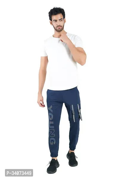 Stylish Cotton Track Pants for Men-thumb0