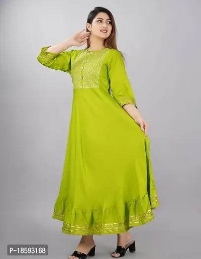 Trendy Rayon Kurta For Women-thumb0