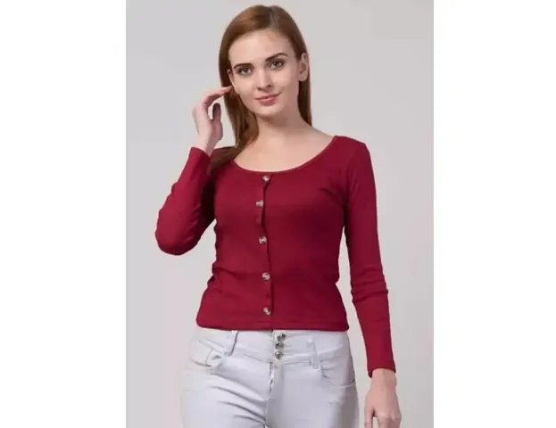 Elegant Lycra Tops For Women