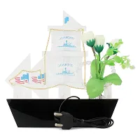 Ship Style Lamp Cute Couple with Flower showpiece-thumb3