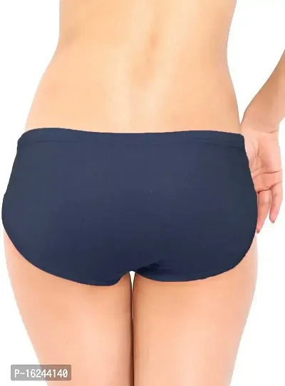 RM Women's Pure Cotton Solid Hipster Panties Underwear (Multicolor, M) (Pack of 10)-thumb3