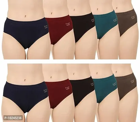 Buy RM Women Cotton Solid Hipster Panties Underwear (Multicolor