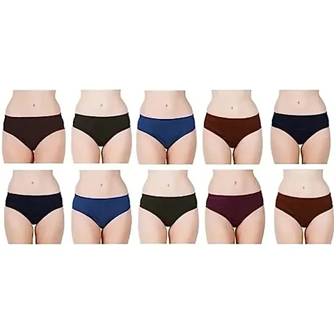 Stylish Cotton Blend Panty For Girls- Combo Packs