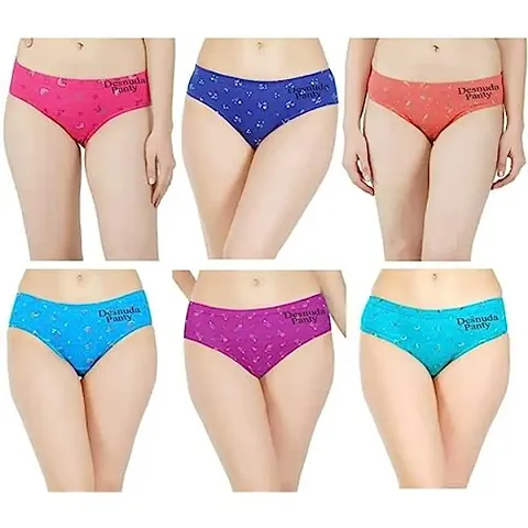 Girls Printed Panty Pack of 5 Assorted