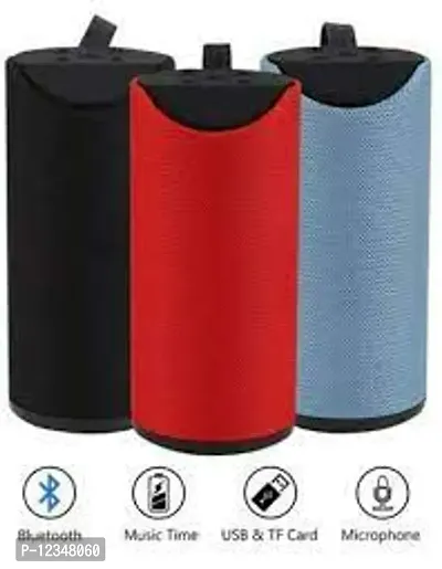 Portable Wireless Bluetooth Speaker with inbuilt boofer and Phone Stand Built-in mic, TF Card Slot, USB Port-thumb4