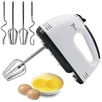 Hand Mixer Beater Blender Electric Cream Maker for Cakes with Base 7 Speed Control pack of 1-thumb1