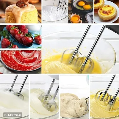 Hand Mixer Beater Blender Electric Cream Maker for Cakes with Base 7 Speed Control pack of 1-thumb4