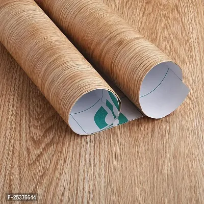 GREEWELT Peel and Stick Wood Grain Contact Paper 72 X 16 Inch Brown Wooden Look Wallpaper Self-Adhesive. (Brown Wood 2 Meter)