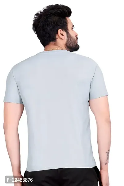 SkiTch Tranding Regular Fit T-Shirt for Man Half Sleeves Round Neck Cotton Plain Solid Tshirt Casual Gym and Sports Combo Tshirts (Pack of 2) for Men-thumb5