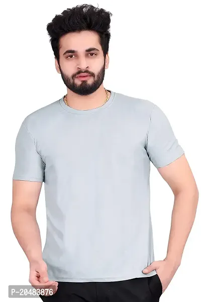 SkiTch Tranding Regular Fit T-Shirt for Man Half Sleeves Round Neck Cotton Plain Solid Tshirt Casual Gym and Sports Combo Tshirts (Pack of 2) for Men-thumb2