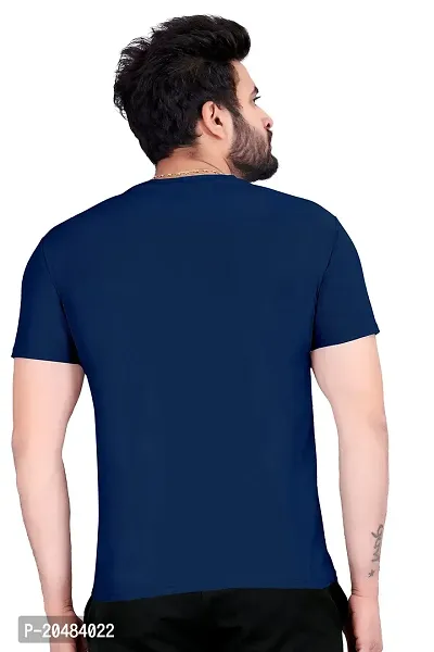 SkiTch Men's Solid Round Neck T-Shirt for Men t Shirt for Men Mens Tshirt Gym t Shirts for Men Sports t Shirts for Men-thumb3