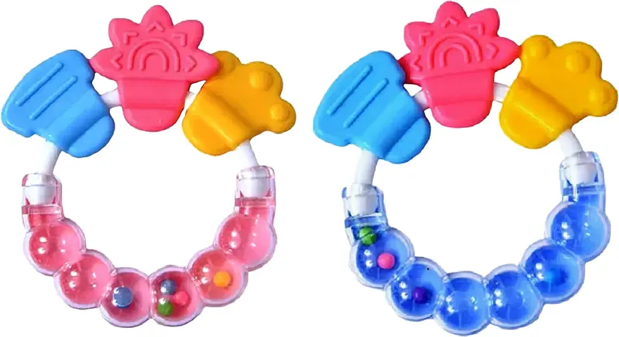 New Silicone Rattle NonToxic BPA Free Teether For Infant