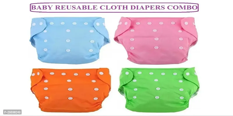 Reusable And Washable Diapers For Kids, Pack Of 3