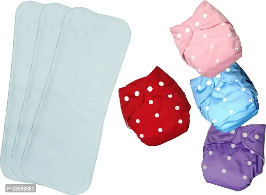 Reusable And Washable Diapers For Kids, Pack Of 1