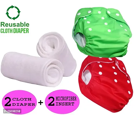 Reusable And Washable Diapers For Kids, Pack Of 4