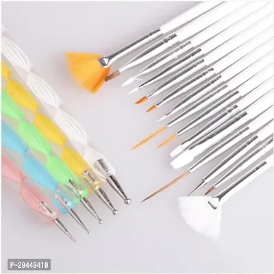 Nail Painting Brush and Dotting Tool Set, 20pcs-thumb0