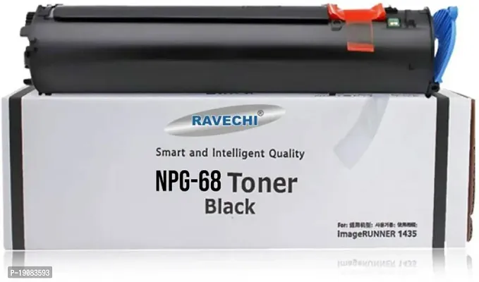 Ravechi NPG-68 Black TONER cartridge use for iR 1435 Black Ink Toner-thumb0
